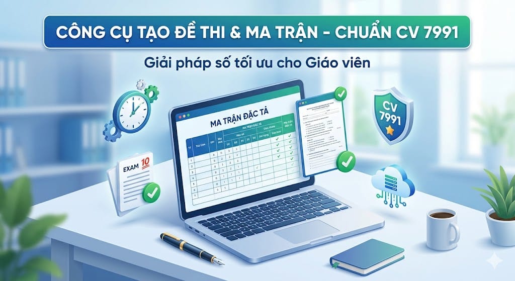 AI Tạo Đề Thi, Ma Trận, Đặc Tả
