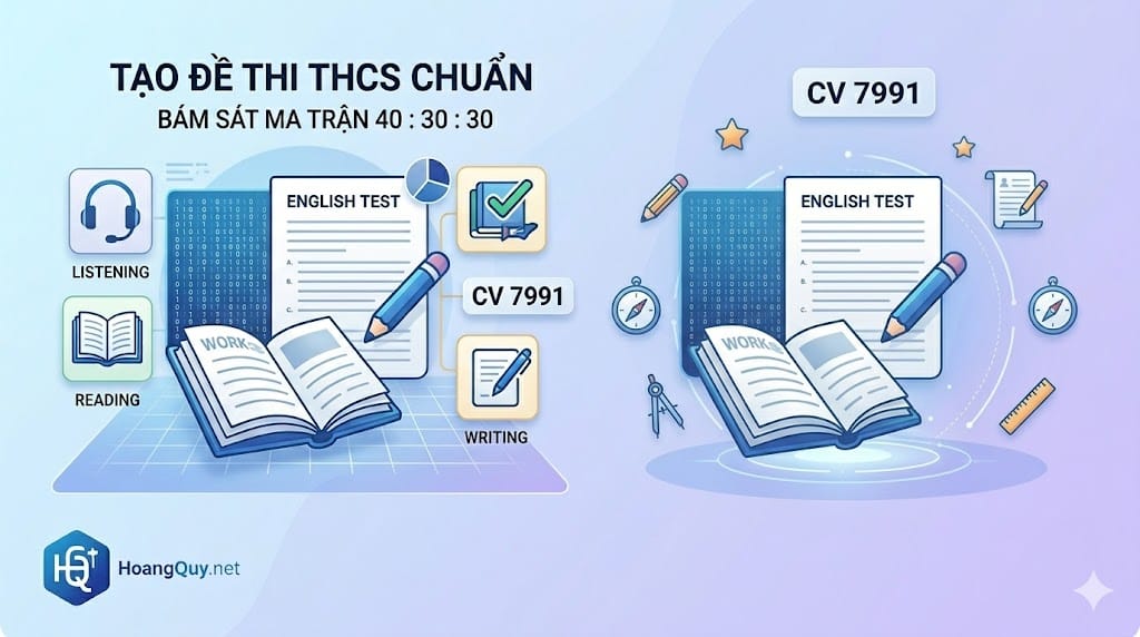 AI Tạo Đề Thi Tiếng Anh